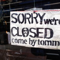 Corona Closure Signs, NYC, March and April, 2020