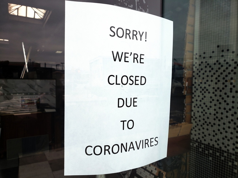 Corona Closure Signs, NYC, March and April, 2020