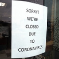 Corona Closure Signs, NYC, March and April, 2020