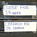 Corona Closure Signs, NYC, March and April, 2020