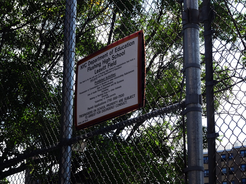 Leavitt Field. Flushing, Queens. August, 2016.