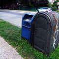 USPS Mailboxes. Flushing, Queens. August, 2016.