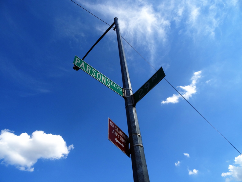 Parsons Boulevard and 29th Avenue. Flushing, Queens. August, 2016.