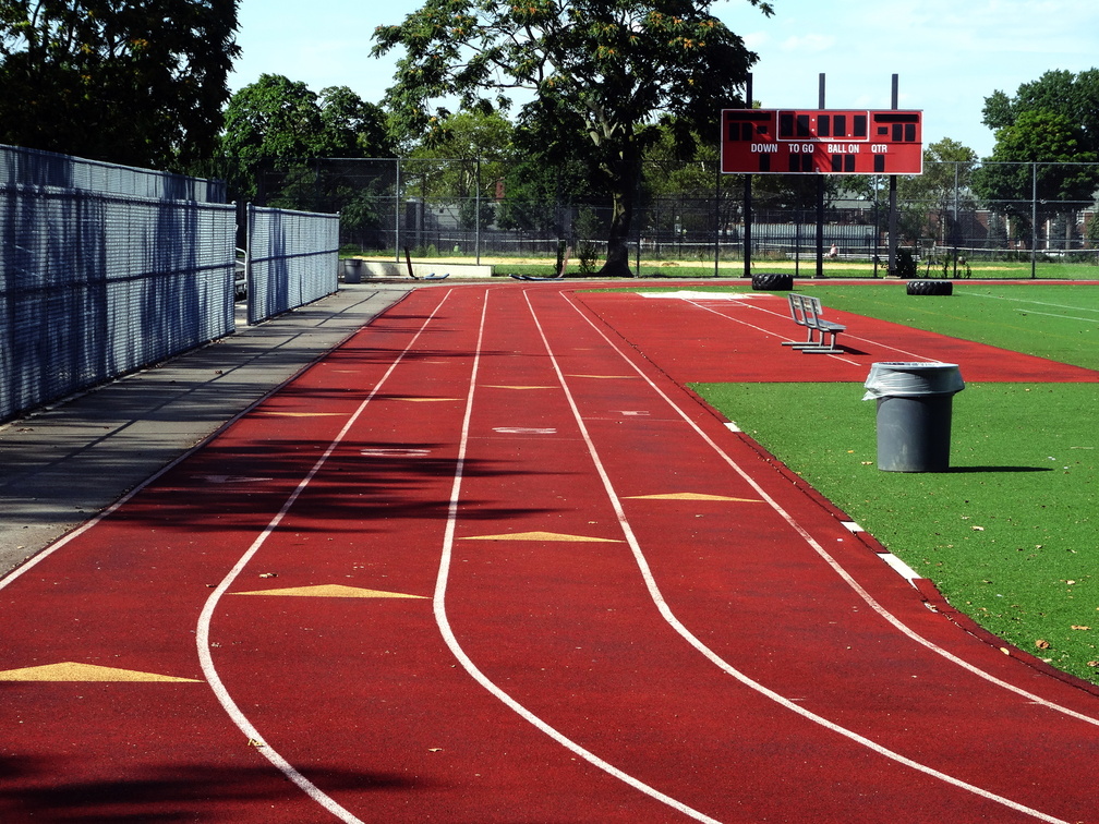 Memorial Field. Flushing, Queens. August, 2016.