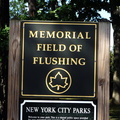 Memorial Field of Flushing. Flushing, Queens. August, 2016.