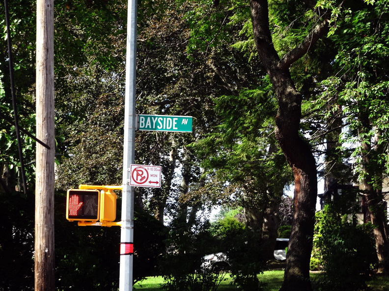 Bayside Avenue.  Flushing, Queens. August, 2016.