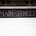 Main Street 7 Train Station. Flushing, Queens.