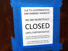 Corona Closure Signs, NYC, March and April, 2020