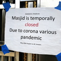 Corona Closure Signs, NYC, March and April, 2020