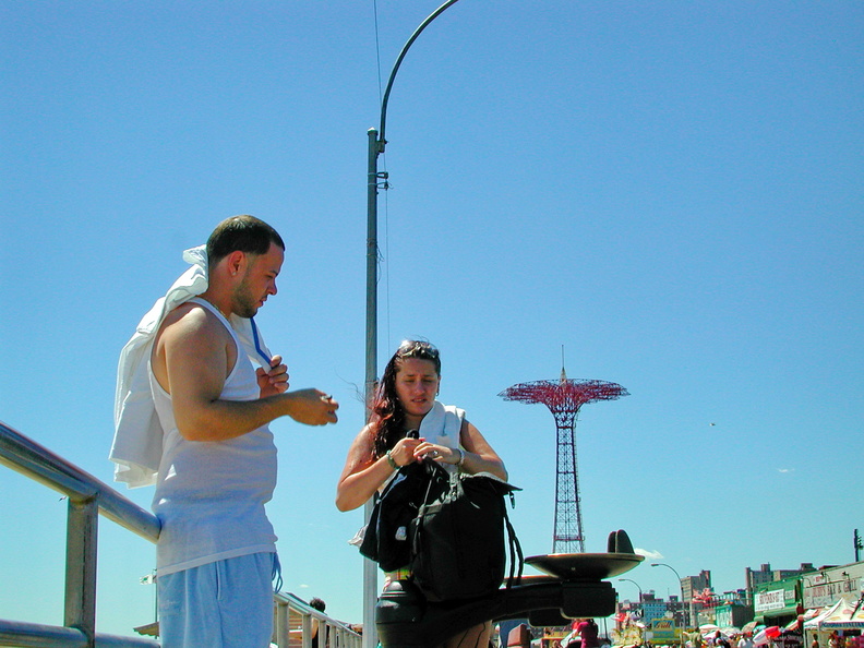 Coney Island, Brooklyn. August 6, 2002.