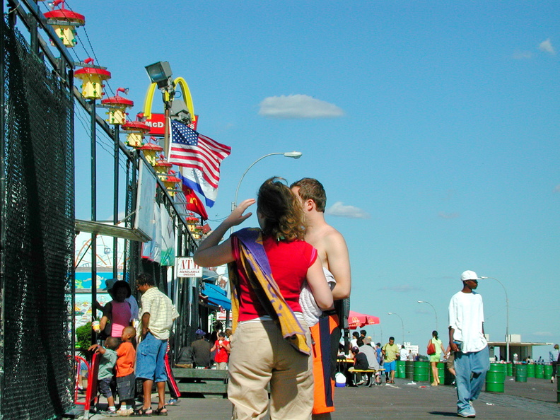 Coney Island, Brooklyn. August 6, 2002.