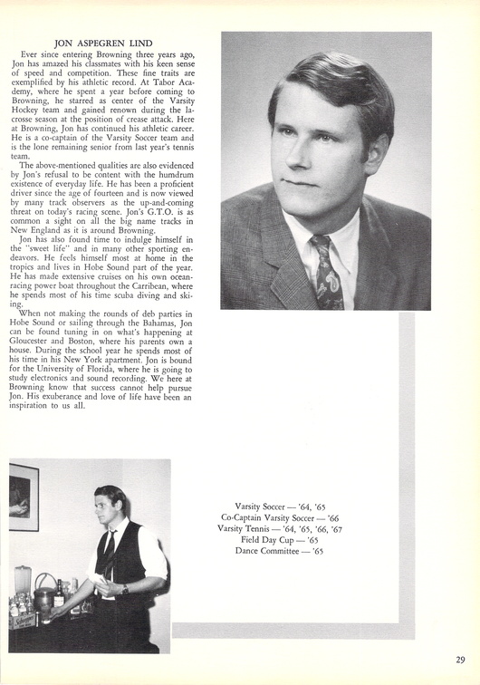 The 1967 GRYTTE. The Browning School Yearbook.