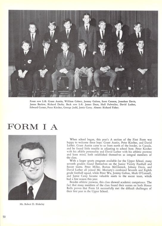 The 1967 GRYTTE. The Browning School Yearbook.