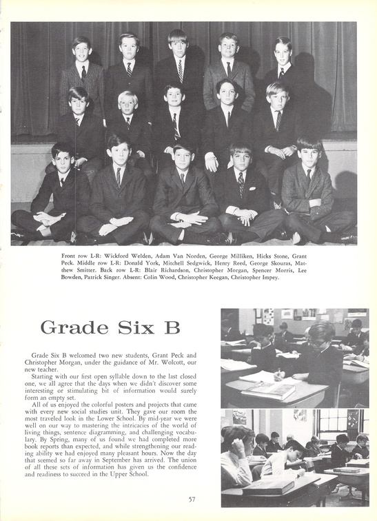 The 1967 GRYTTE. The Browning School Yearbook.