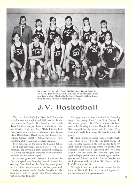 The 1967 GRYTTE. The Browning School Yearbook.