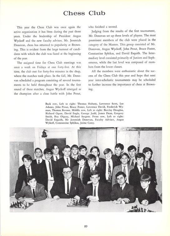 The 1967 GRYTTE. The Browning School Yearbook.