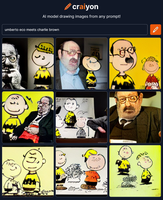 craiyon 193549 umberto eco meets charlie brown