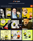 craiyon 193549 umberto eco meets charlie brown