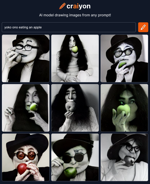 craiyon_190228_yoko_ono_eating_an_apple.png