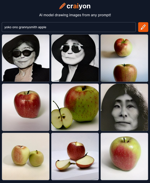 craiyon_190117_yoko_ono_grannysmith_apple.png