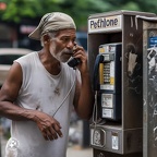 Derelict-unsheltered-man-talking-on-a-New-York-City-payphone-branded-WSBJ.com,-on-the-Grand-Concourse-in-the-Bronx,-4k-photo-quality (3)