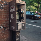 a-New-York-City-payphone-on-the-Grand-Concourse-in-the-Bronx,-4k-photo-quality