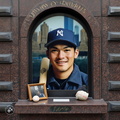 columbarium-niche-of-a-young-Windows-on-the-World-worker-who-died-on-9 11-and-whose-remains-were-never-found.-Niche-includes,-among-other-objects,-a-framed-picture-of-the-man-smiling,-a-baseball,-and-a-glass-stature-of-the-tw