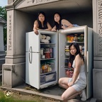 Front-page-New-York-Times-story-with-photos-about-teenage-girls-living-in-mausoleums-that-are-actually-refrigerators-and-freezers-at-Old-Calvary-Cemetery-in-Queens,-New-York. (2)