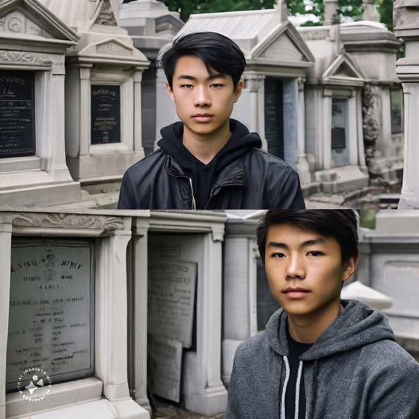 Teenage-boys-living-inside-family-mausoleums-at-Old-Calvary-Cemetery-in-Queens,-New-York.