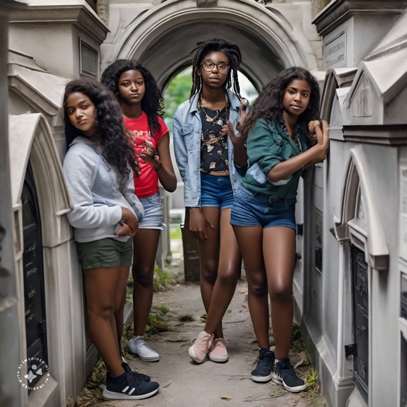 Teenage-girls-living-inside-family-mausoleums-at-Old-Calvary-Cemetery-in-Queens,-New-York. (2)