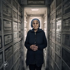 photojournalism-quality-photo-of-a-nondescript-woman-living-inside-her-family's-community-mausoleum-crypt-at-the-St.-Michael's-cemetery-in-Astoria,-Queens,-where-she-was-born-and-raised-and-spent-her-entire-life-in-a-soli (1)