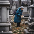 photojournalism-quality-photo-of-a-nondescript-woman-scavenging-for-food-at-a-Queens-NYC-cemetery- (2)