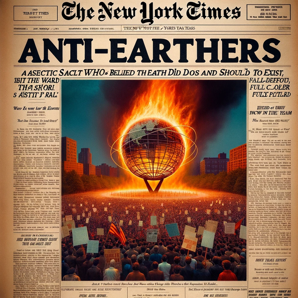 DALL·E 2023-12-21 18.56.09 - An image designed to resemble the front page of The New York Times from the 1980s, featuring a dramatic fictional event. The headline highlights a pro