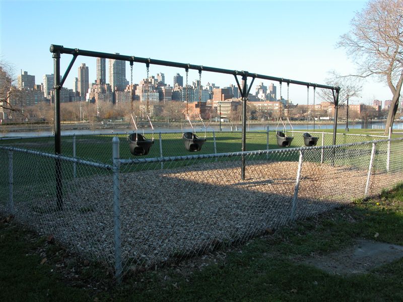 The Old Playground at Rainey Park, Long Island City. November 30, 2003