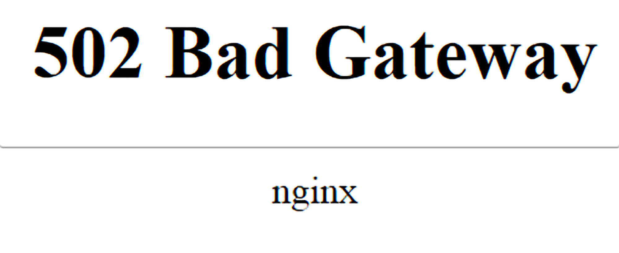 Bad Gateway 502 Porn - Spotify: 502 Bad Gateway. nginx. | sorabji at WSBJ.com