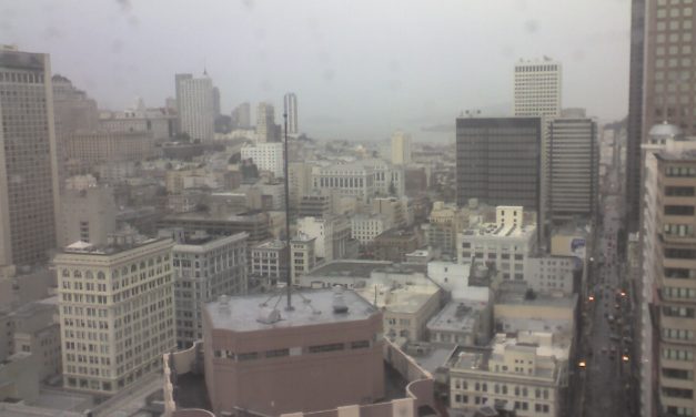 San Francisco Seen Through a Treo 700p. February, 2010.