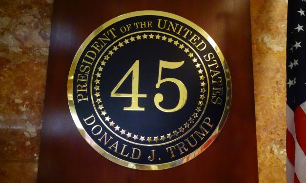 TIL: He appears to have renamed the Trump Bar to “45” and plastered the place with pictures of himeslf