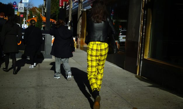 Yellow Pants on 6th Avenue